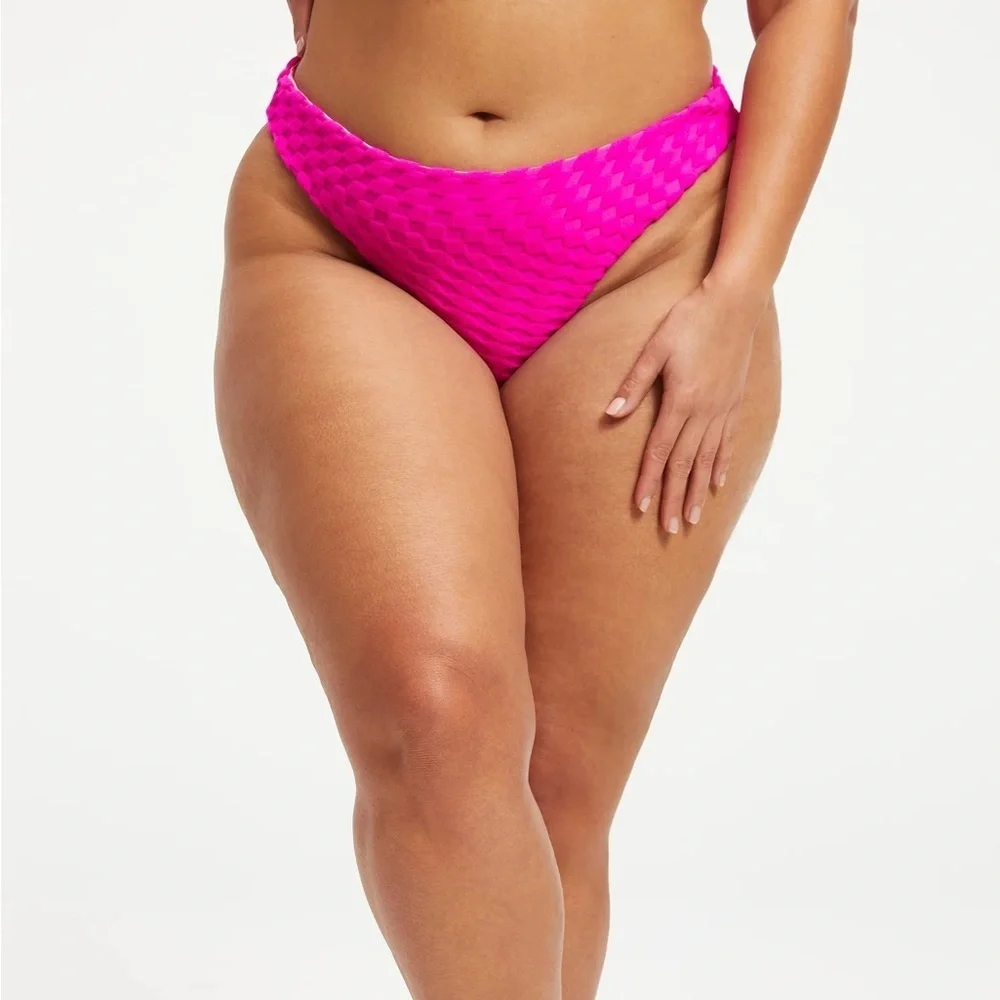 Good American Jacquard Better Bikini Bottom